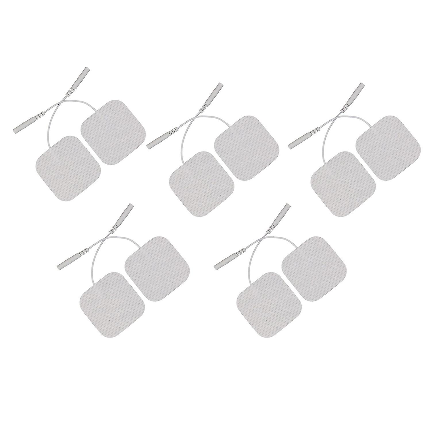 10Pcs/Set Electrode Pads Self-Adhesive Releasing Fatigue with Pinhole Physiotherapeutic Patches