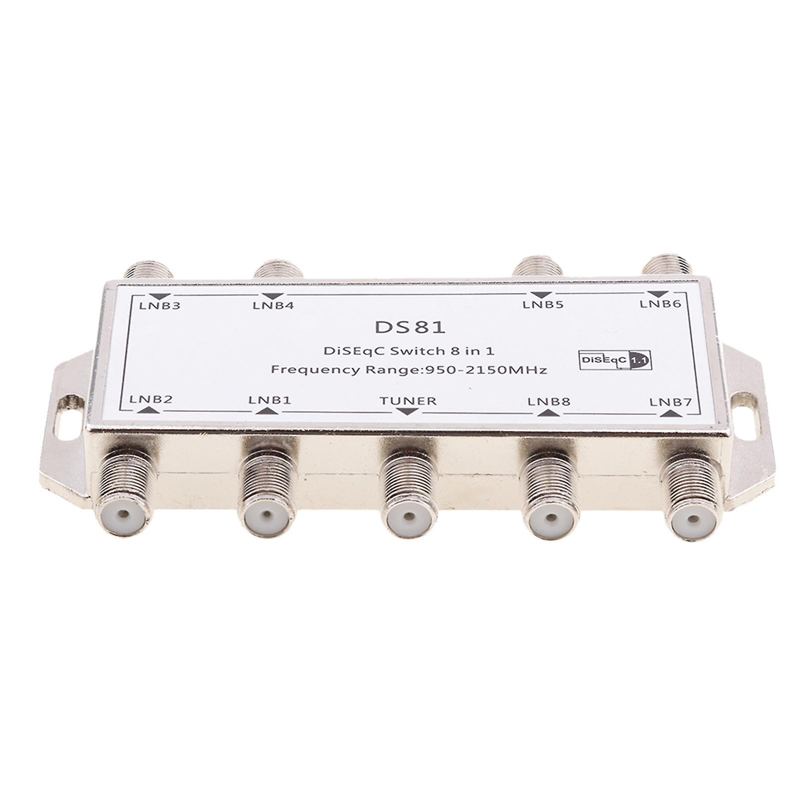FTA Switch 8X1 DiSEqC Satellite Dish for FTA Receiver 8 in 1 Multi LNB LNBF