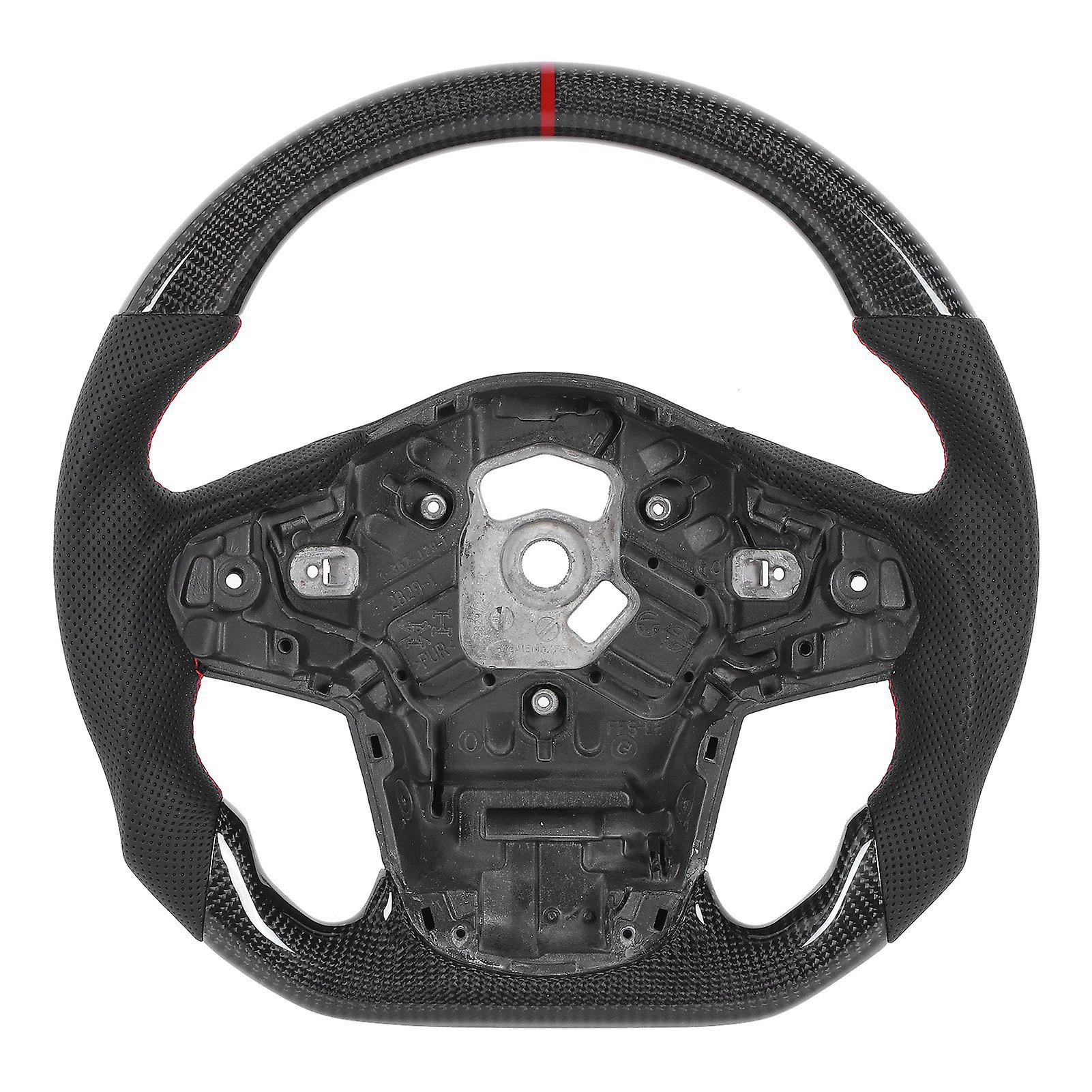 Carbon Fiber and Perforated Leather Steering Wheel for GR A90 2020+