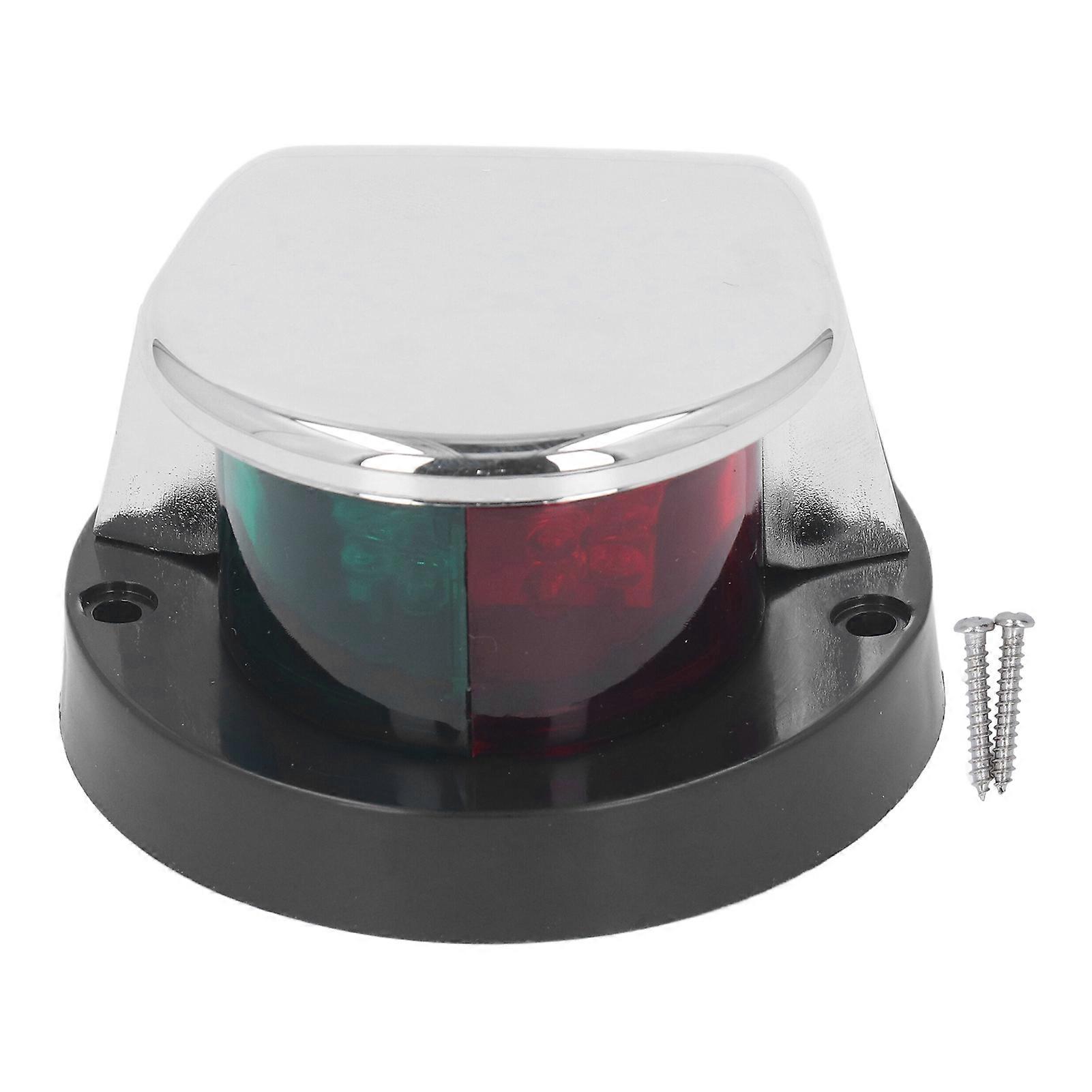 Boat Navigation Light LED Bow Light Red Green Lens IP66 Waterproof DC 12V 6W for Yacht Sailboats Motorboats