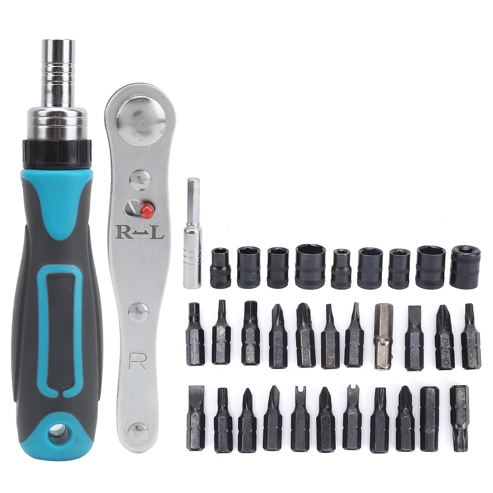 MultiFunction Screwdriver Set 8209B with 29 Bits & Storage Box