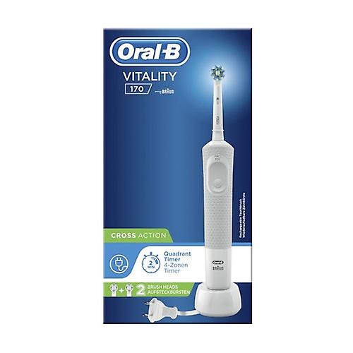 Toothbrush electric Vitality 170 CrossAction white 1 unit