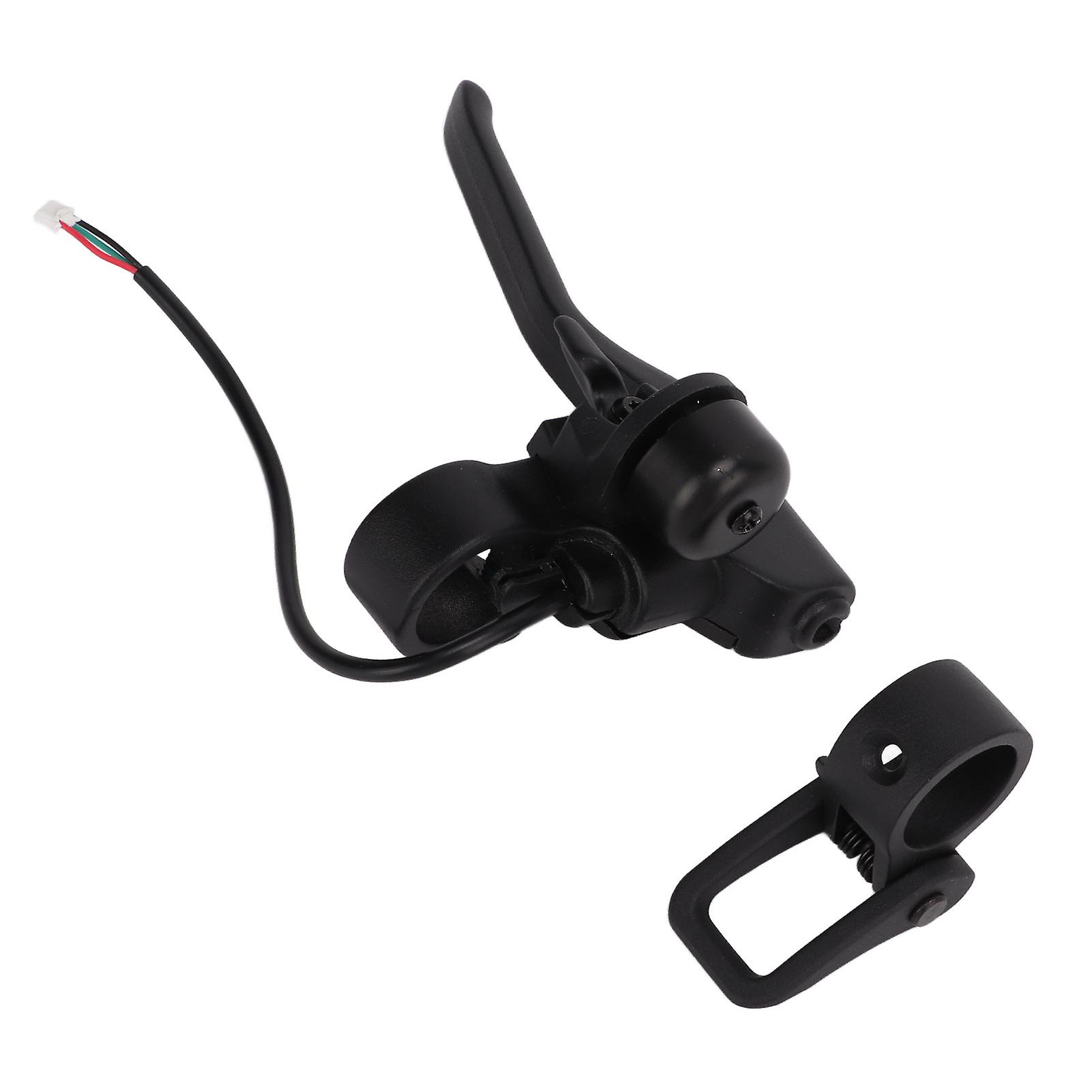 Scooter Brake Lever Black Aluminum Alloy Scooter Handlebar Lever with Bell Folding Buckle for Xiaomi M365/1S/PRO/PRO2