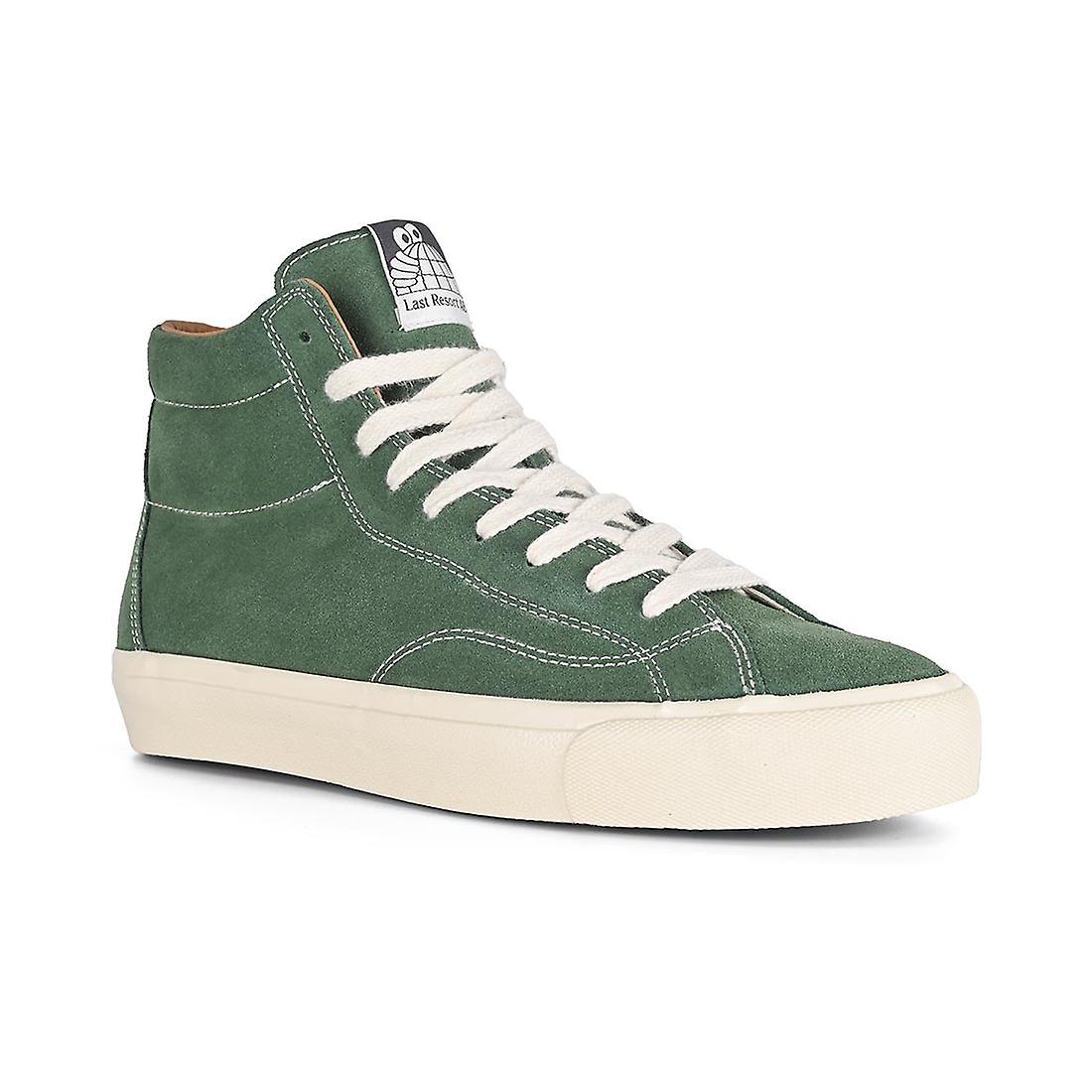 Chaussures de skate en daim VM003 en daim de dernier recours - Vert orme/Blanc