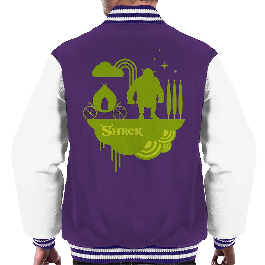 Shrek Silhouette Men's Varsity Jacket