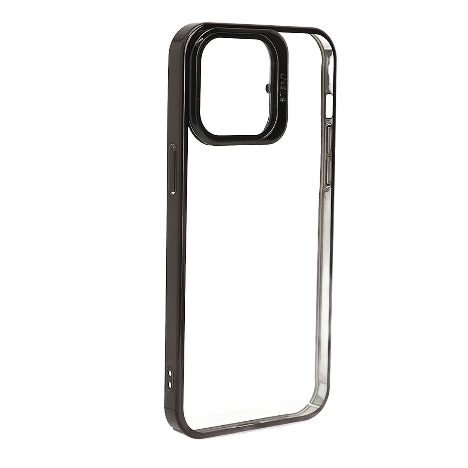 Magnetic Phone Case Slim Shockproof Phone Case with Camera Lens Guard Kickstand High Transparency PC Hard Protective Case