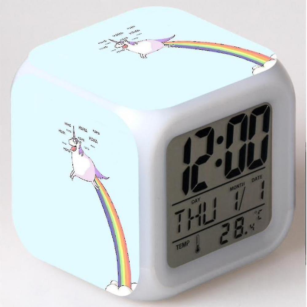 Colorful Multifunctional Led Alarm Clock