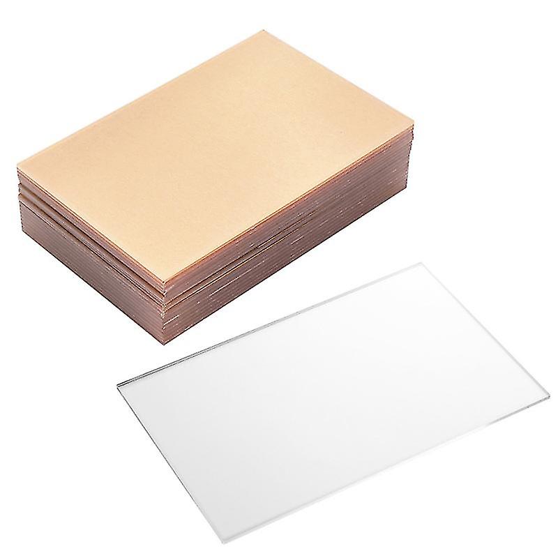 10pcs Transparent Sheets