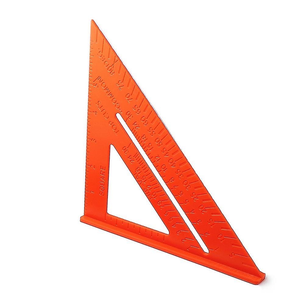 1pc Triangular Ruler Plastic Carpentry Gauges 182*186*260mm 7inch For Woodworking Construction Measu