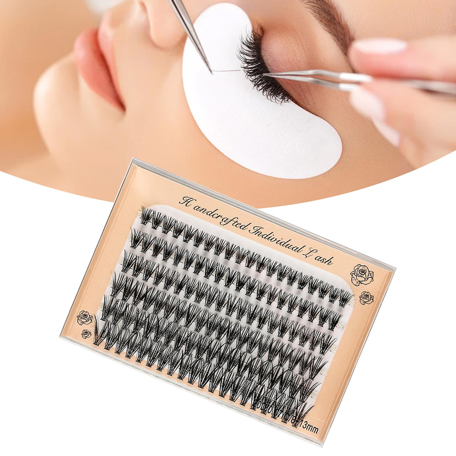 Lash Clusters Simulation Mixed Hand Crafted Soft Lightweight Dense DIY Eyelash Extension for Makeup 