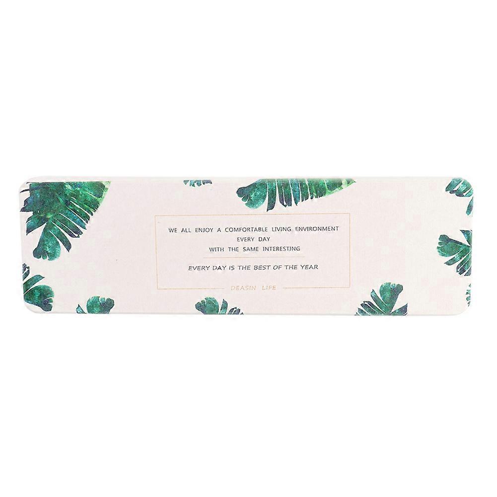 Diatom Water Absorption Fast Dry Table Soap Mat Absorbent Pad Insulation CoasterLeaves