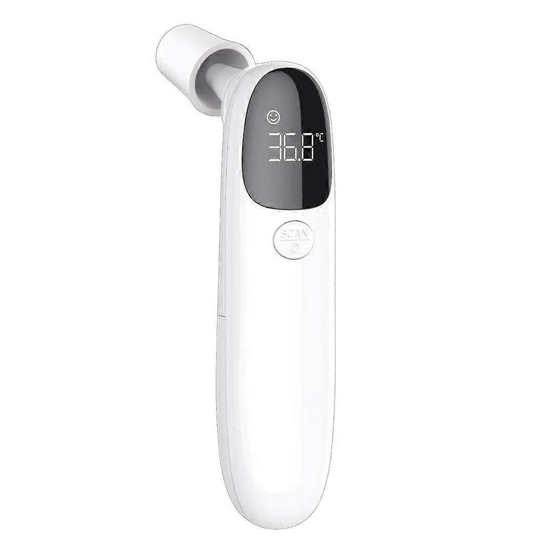 Medical Infrared Ear and Forehead Thermometers for Adults, Children and Infants, Non-Contact Thermometers, LCD Display Sound Options Memory