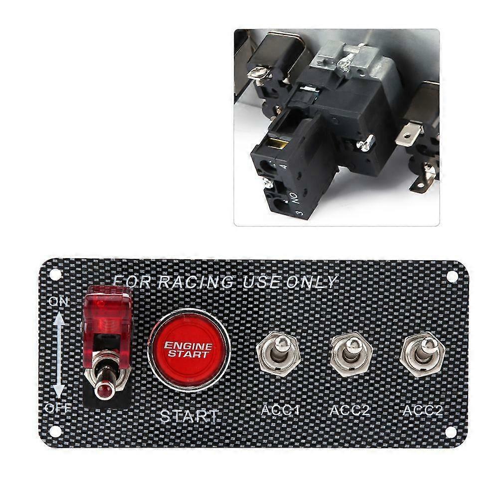 12V Ignition Push Button Car Engine Start Starter Switch Car Racing Panel NEW