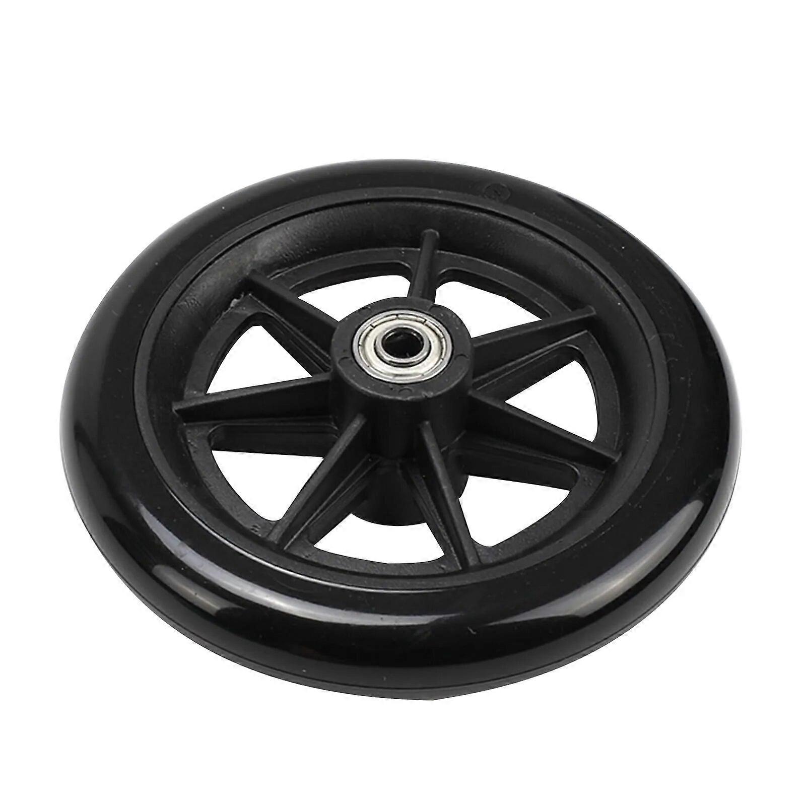 Wheelchair Universal Front Wheel Replacement 6/8 Inch Flexible Solid Tire Wheel