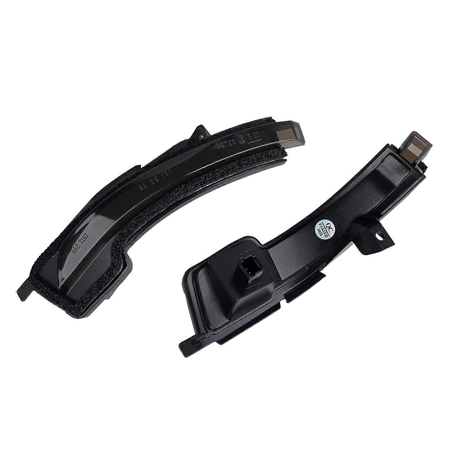 LED Dynamic Side Mirror Lights, for 2015 2016 2017 Rearview Mirror Indicator Turn Signal Light, Bla