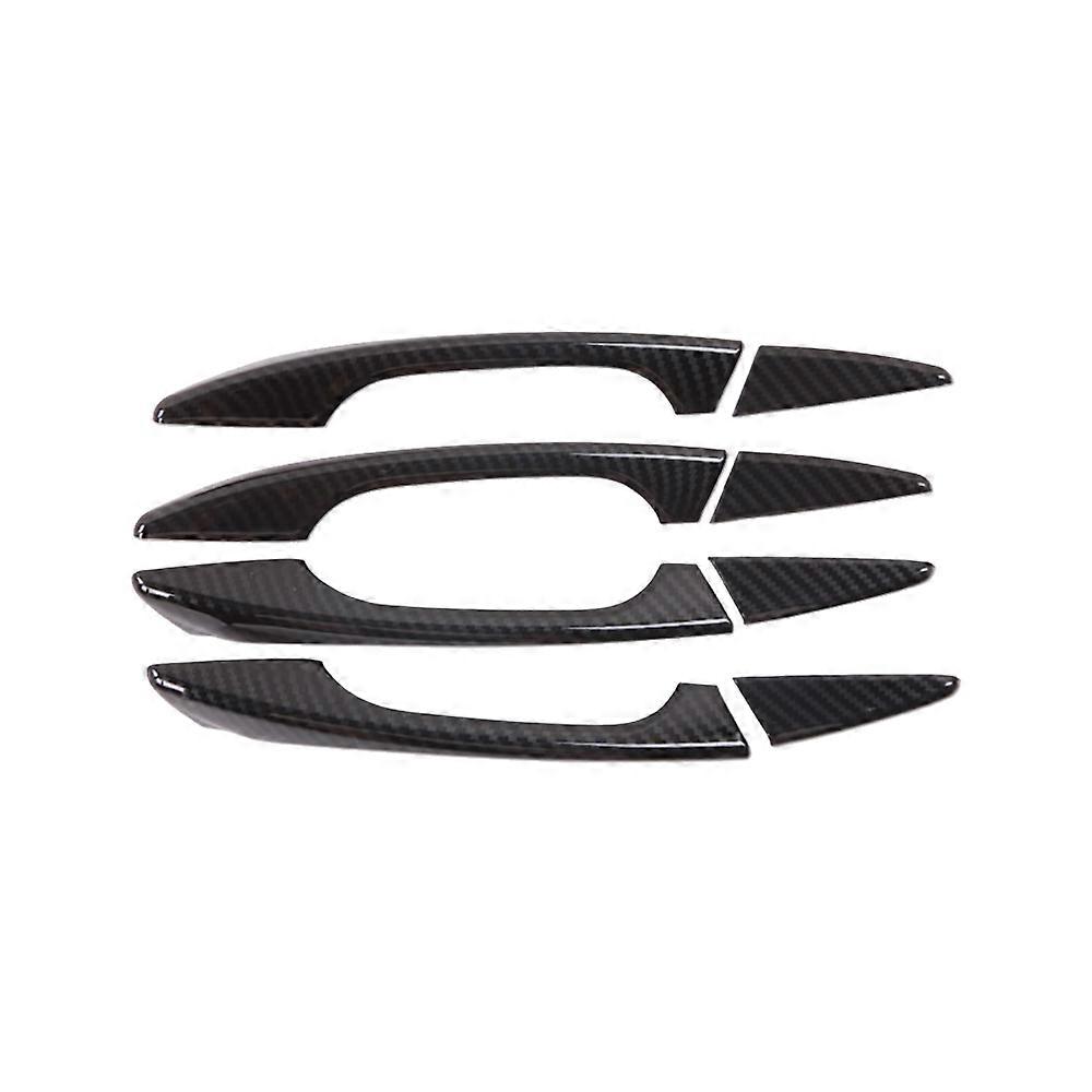 Car ABS Carbon Fiber Exterior Door Handle Cover Trims for TLX 2016- 2020
