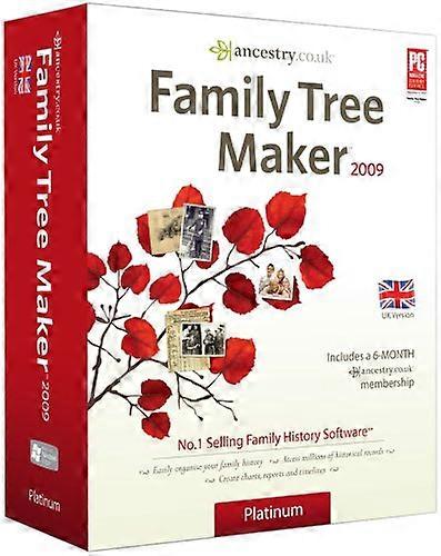 Family Tree Maker 2009 Platinum (PC CD) - New & Sealed