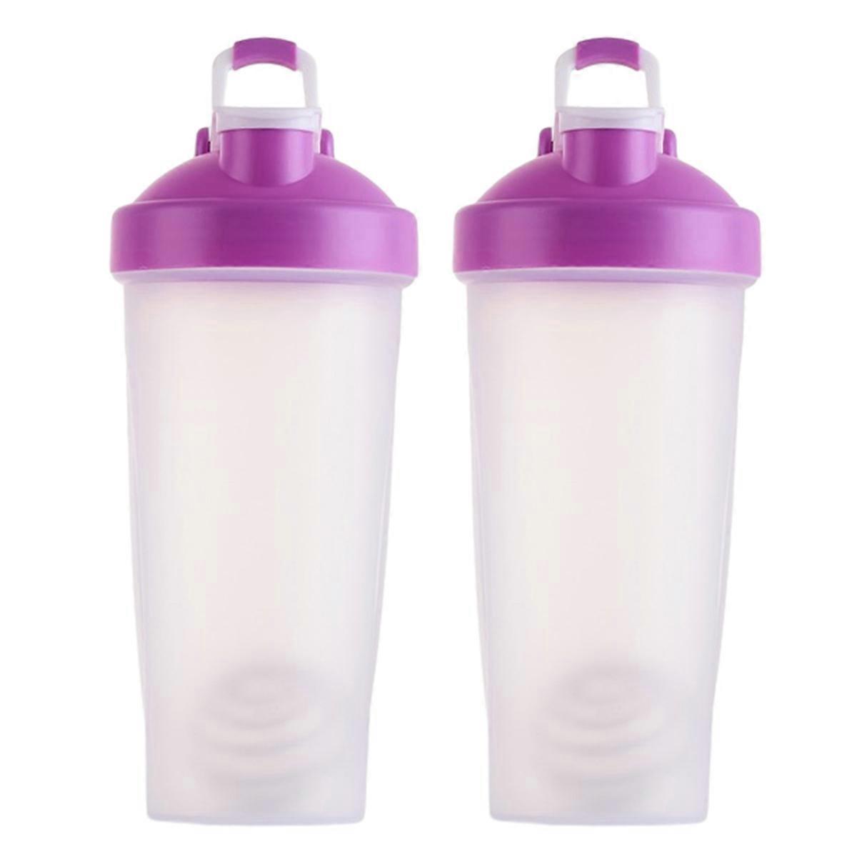 Plast Protein Shake Flaske til Måltidserstatning Shakes & Smoothies,Drikkevarer,Blanding af salat-lilla
