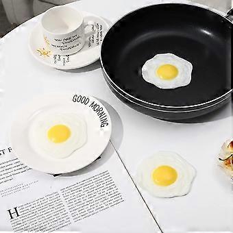 Œufs Au Plat Décoratifs En PVC - Lot De 4, Modèles Réalistes Pour Déco Ou Accessoire Photo