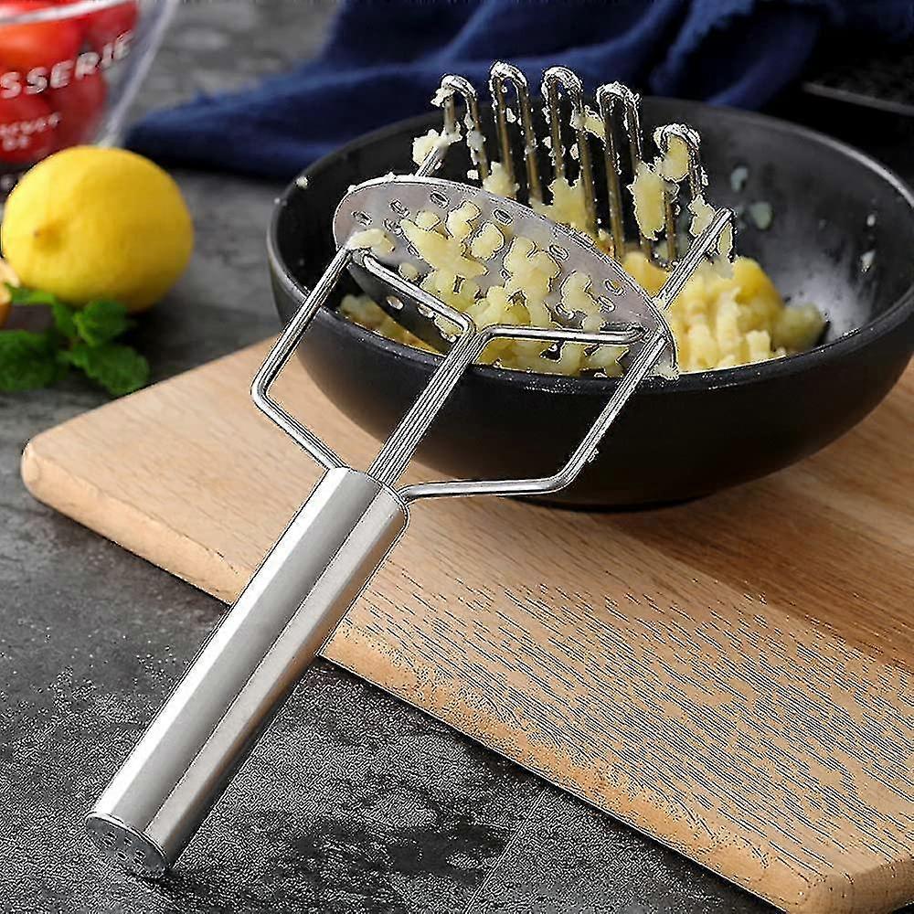 Stainless Steel Potato Masher, Dual Function Design, Professional ...