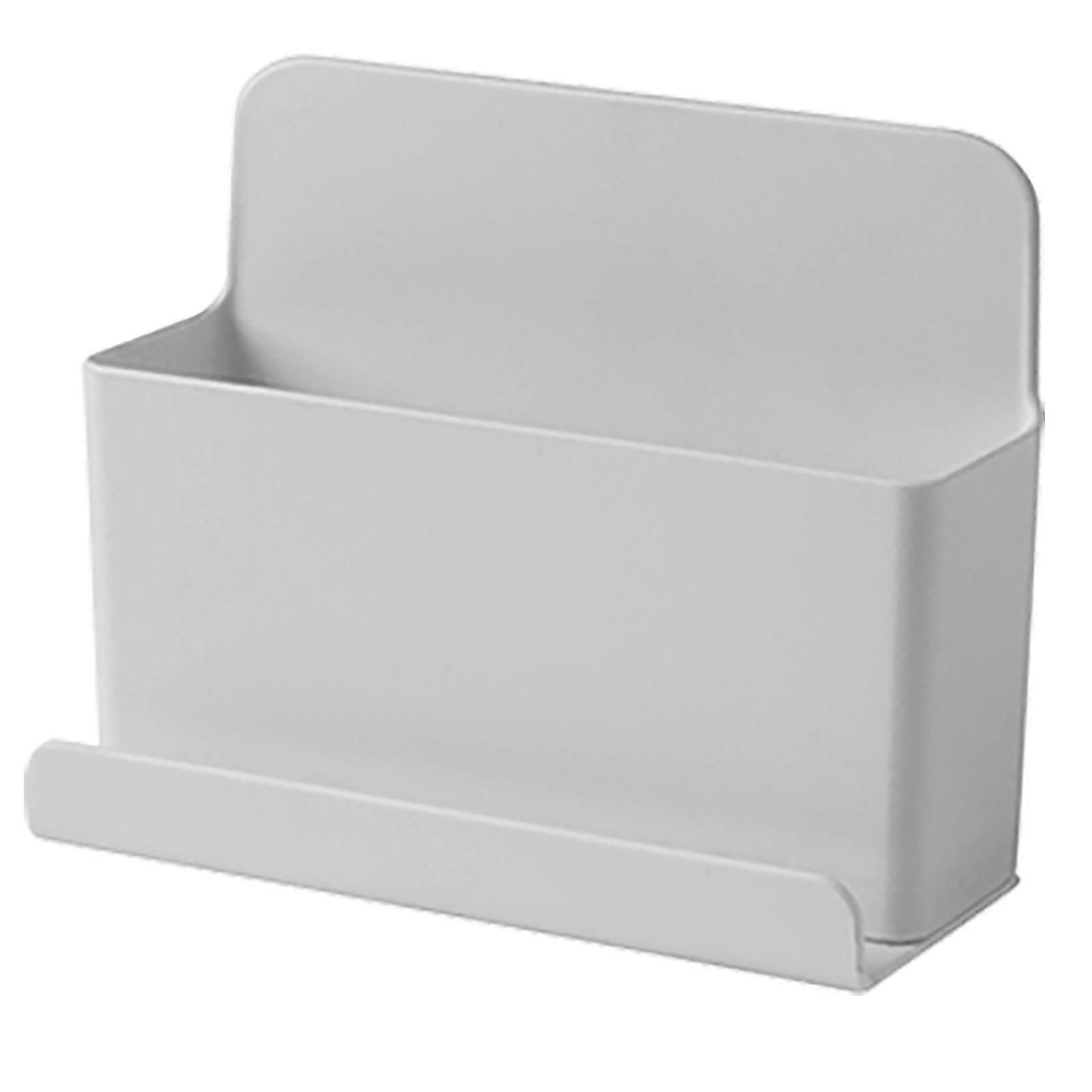 Wall Remote Control Storage Box Living Room Wall Small Shelf Walkbee  gray