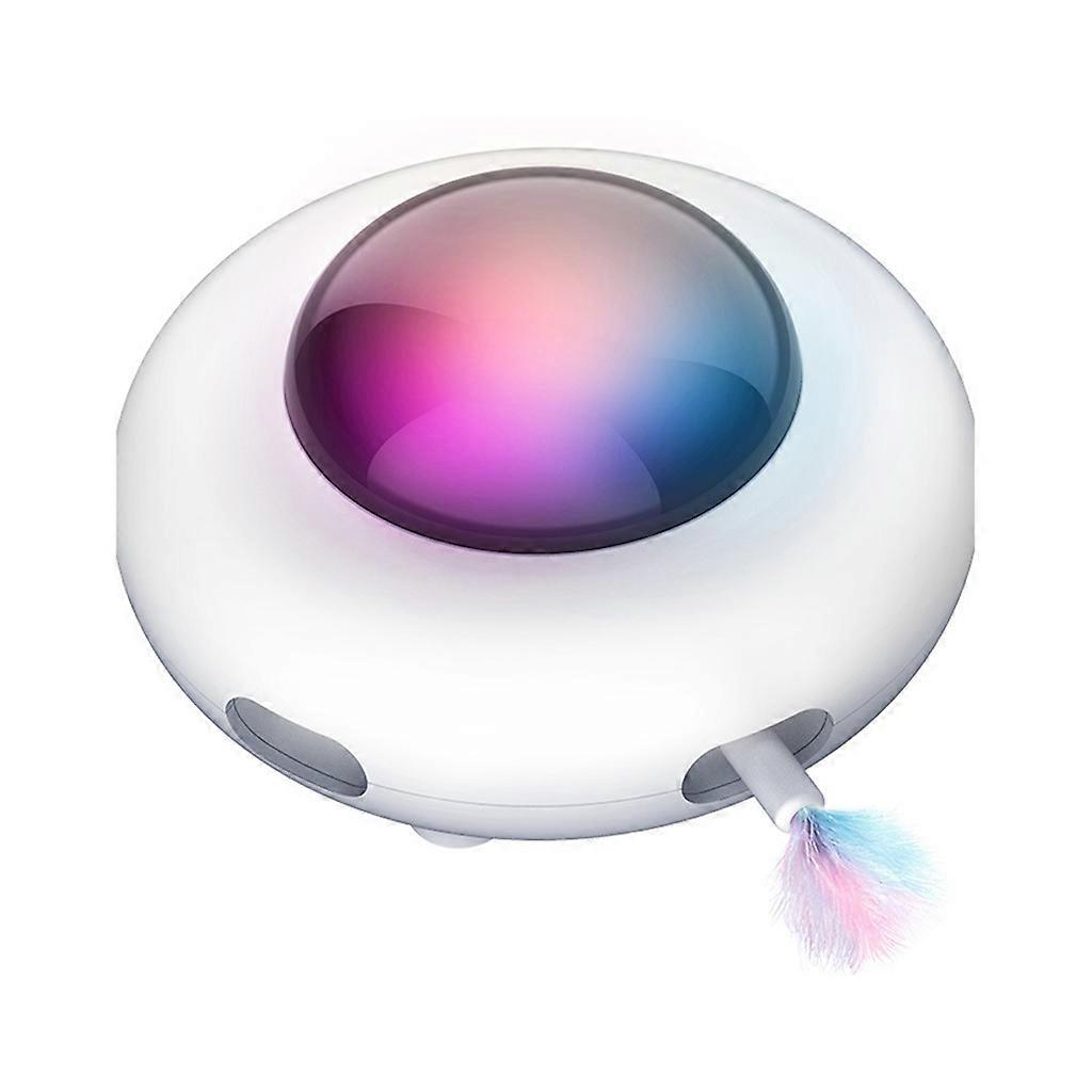 Rotating Feather Electronic for Cat Toy Auto Shut-Off, Random Moving Feather Dur