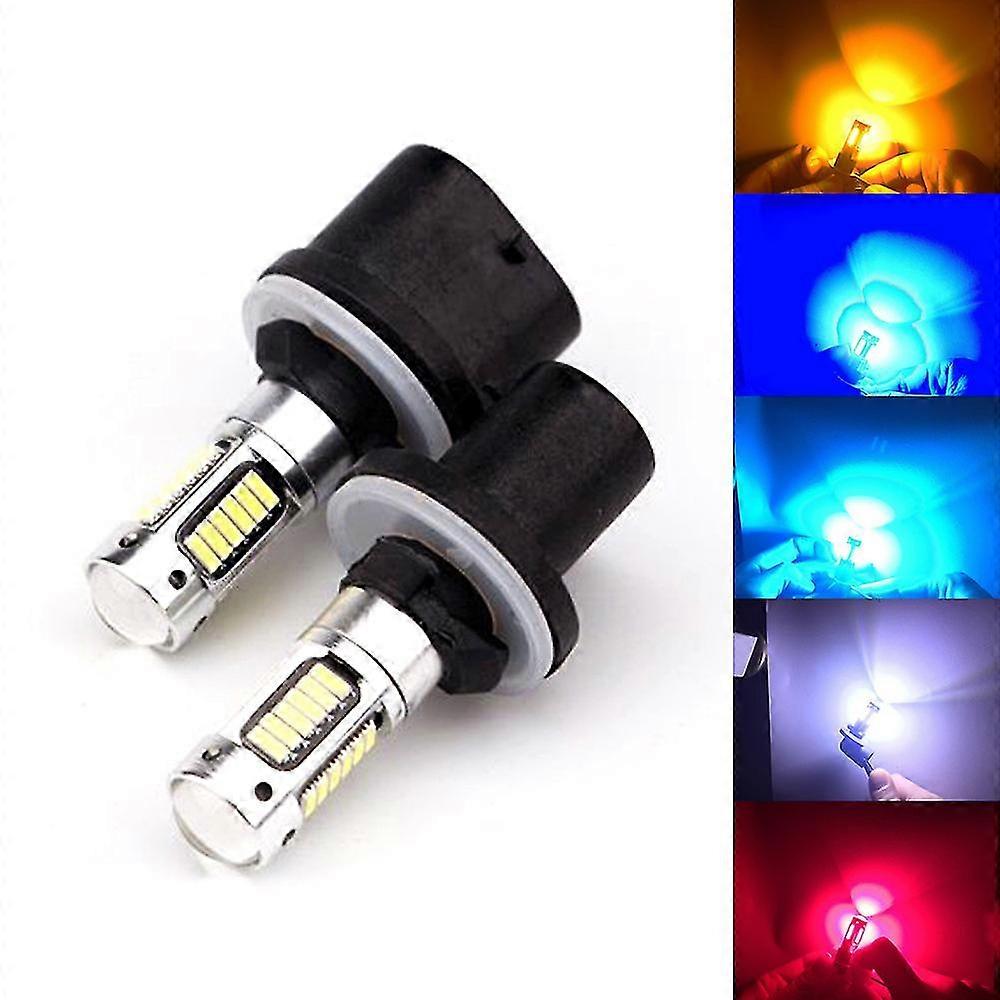 25w Led 30 SMD 880 PG13 H27 892 899 Λάμπα Αυτοκινήτου Φως ομίχλης Προβολέας Οδήγησης 4014 Μπλε Λευκό Κόκκινο Φως Ημέρας Λάμπα-YuJia