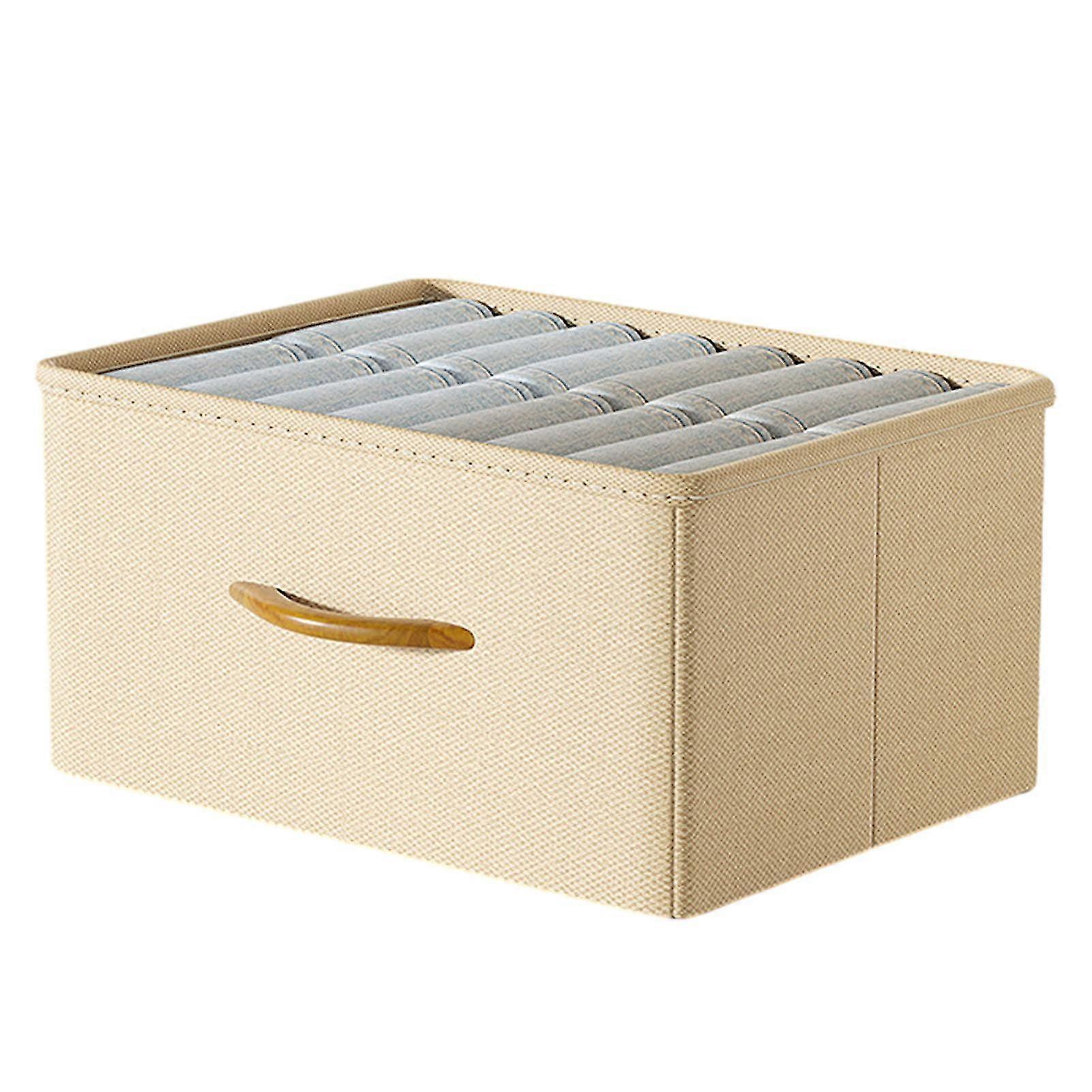 Household Drawer Type Storage Bin Dustproof Clothes Quilt Organizing Box With Handle For Home