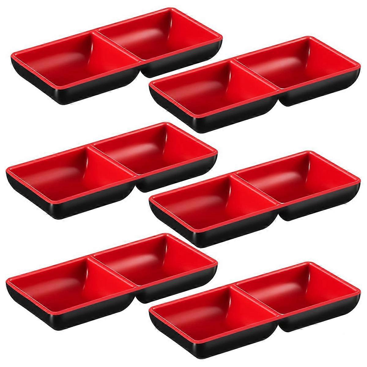 6PCS Small Barbecue Sauce Dishes, Sauce Dishes, Condiment Dishes, Pickle Dishes, Vinegar Dishes and Soy Sauce Dishes