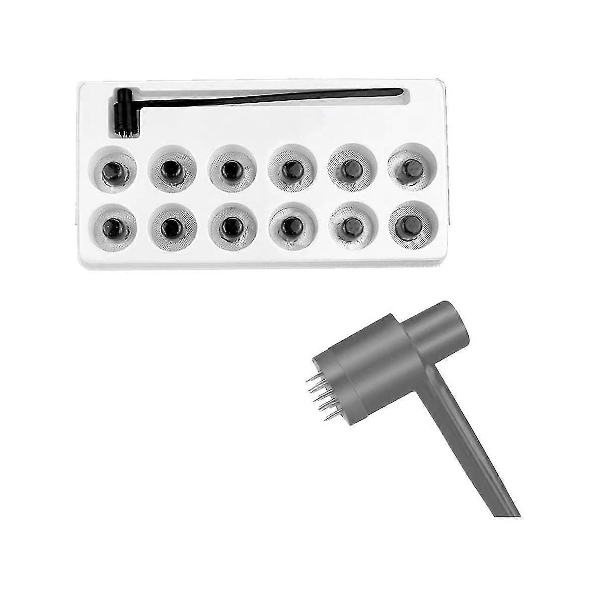 1BOX (12PCS)7 Star Needle & Dermal Hammer, Needle Set