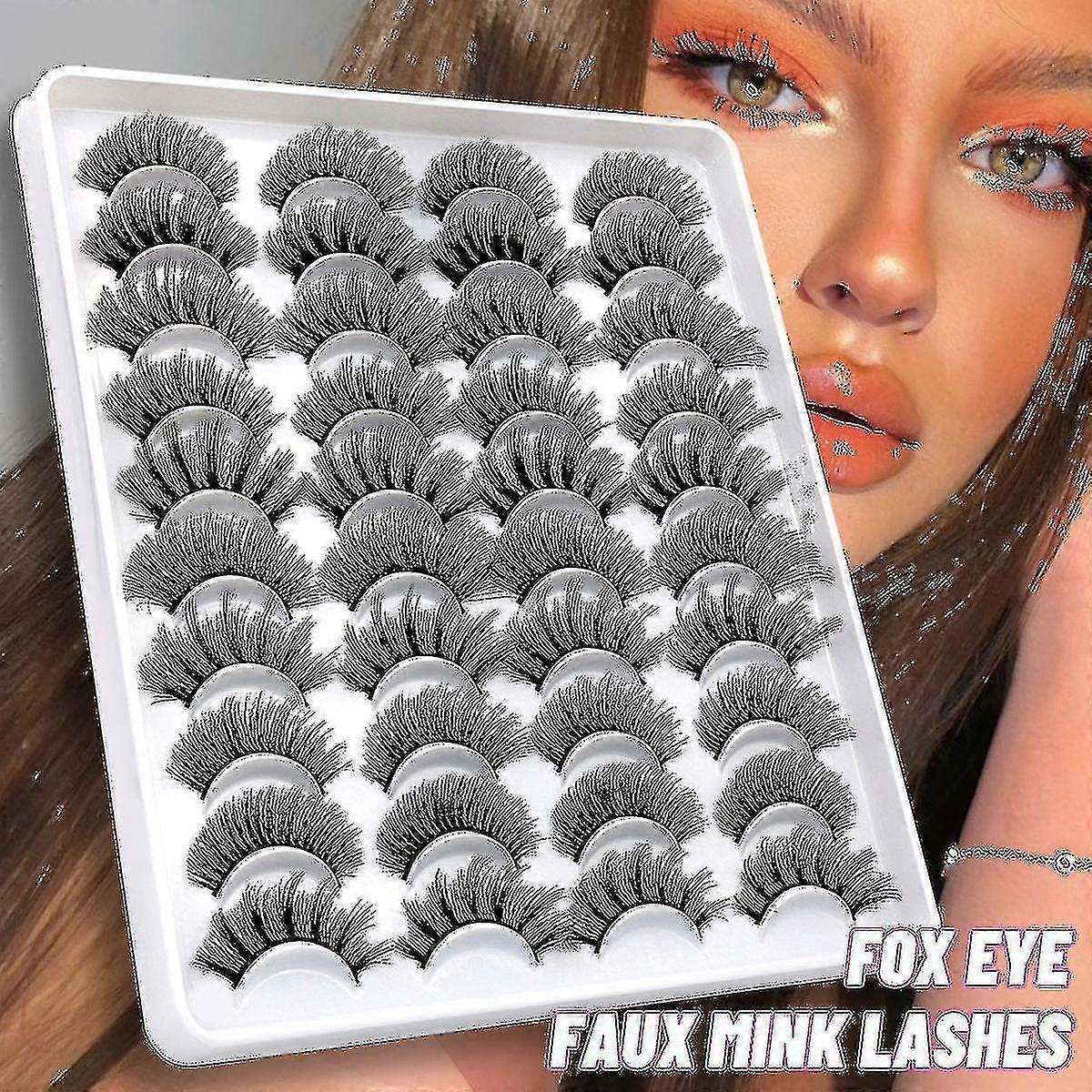 Lashes False Eyelashes, Faux Mink Lashes Pack