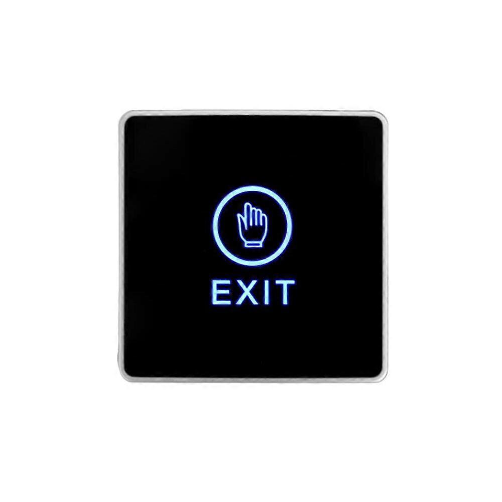 NO/NC/COM output back light Touch exit button panel  for Home Security Protection With LED Indic for access Control System