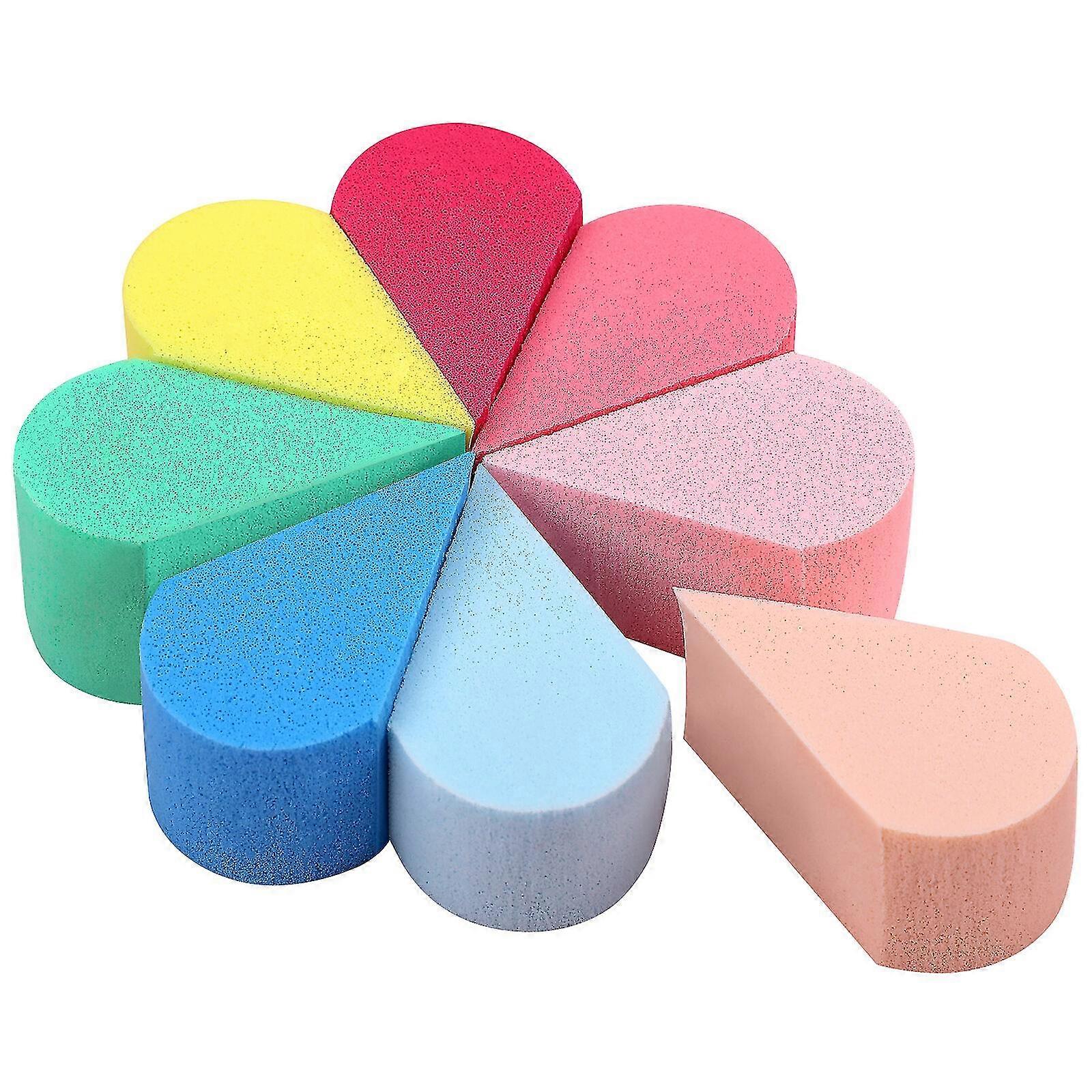 8 stuks bloemblaadje vorm make-up sponzen schoonheid cosmetische foundation blending applicator soezen voor vloeibare foundation crème