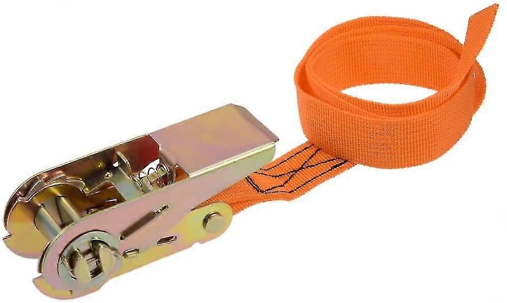 Ratchet Tie Down Lashing Strap 0.8mx25mm 250kg Load Cap Polypropylene For Moving