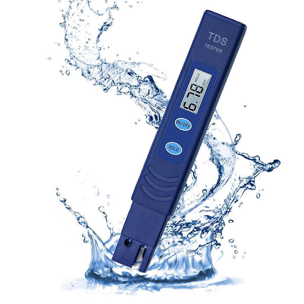 TDS Meter Digital Water Test,Electronic Water Tester with 0-9999 PPM Measurement Range for Househol