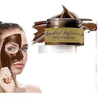 Herbal Refining Peel-off Facial Mask, Cleansing Blackhead Remover Masks, Skin Care 80g