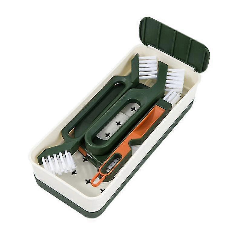 Hand-held Groove Spacetile Joint Scrub Brush Kit Deep Detail Clean For Window Doors Track Spaceclea