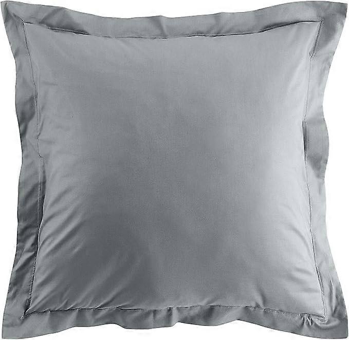 Pillowcase (65 x 65 cm) gray, long-staple cotton
