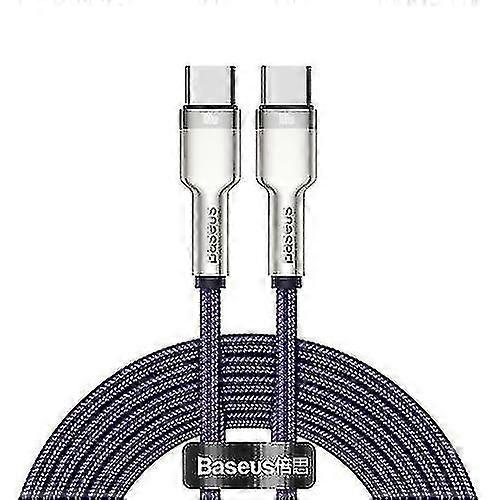 Catjk-d05 Cafule 100w Type-c / Usb-c To Type-c / Usb-c Metal Charging Data Cable