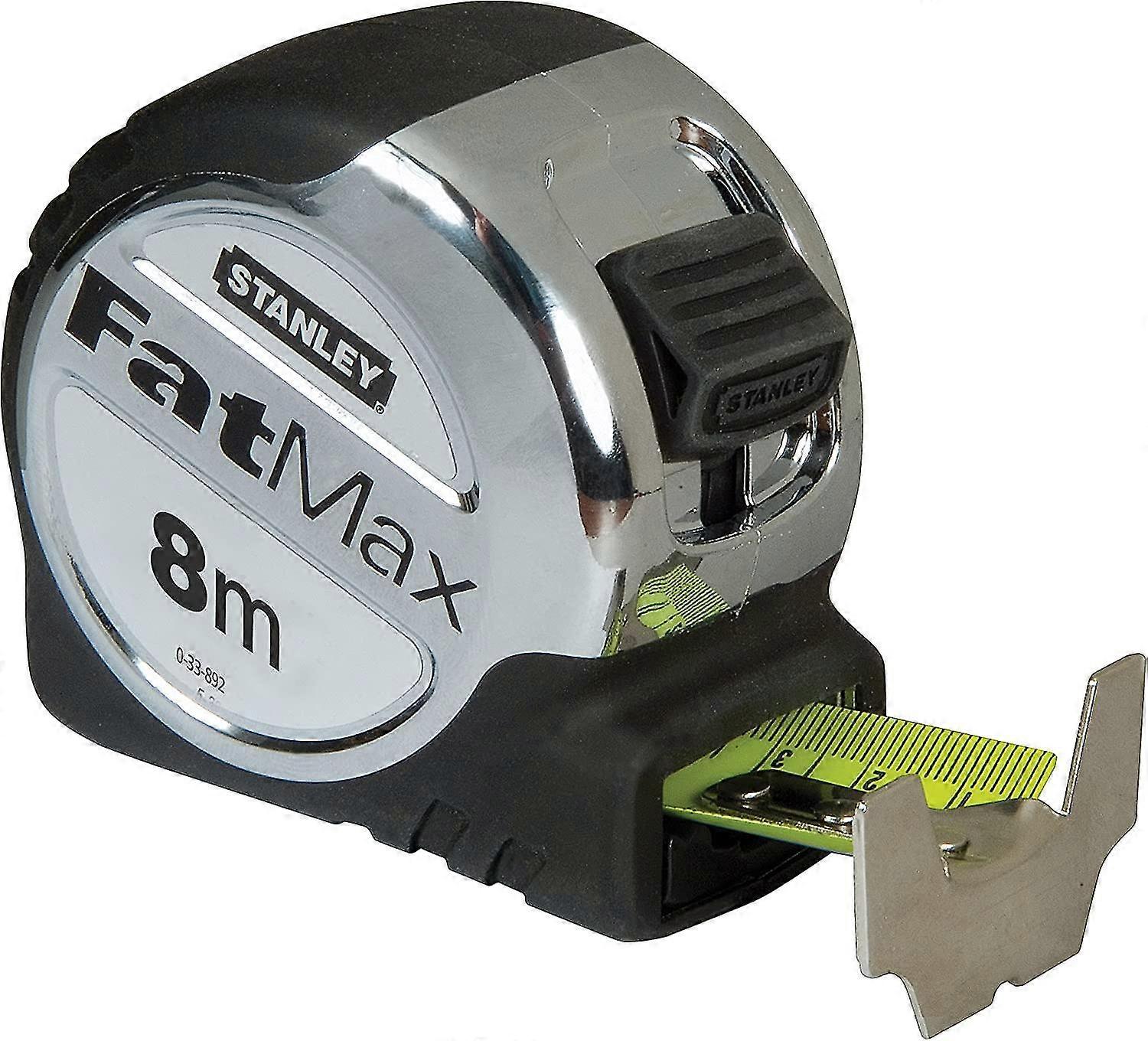 8m Tape Measure - Range - Shockproof Case - Tape Lock - 3 Rivet Multigrip Hook - Blade Armor Coating - Ultra Thick Tape - Mylar Coating