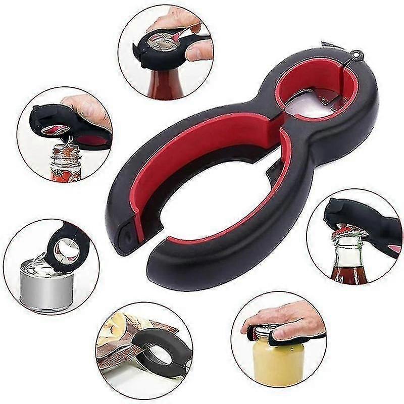 Multifunctional Bottle Opener Can Manual Cap Lid Twist Off Kitchen Tool