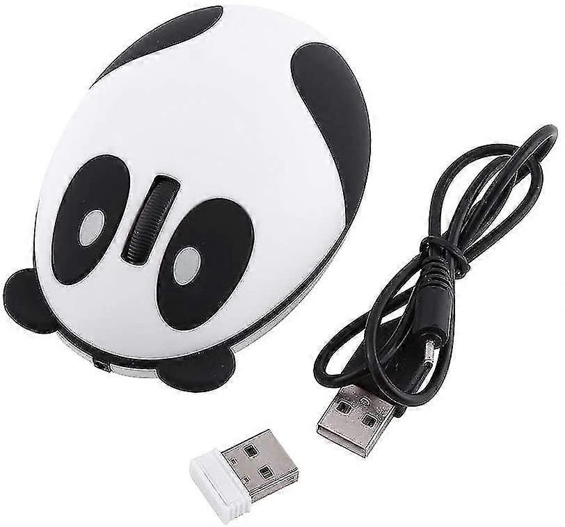 Panda 2.4ghz Wireless Optical Computer Mouse For Windows/mac/linux/android/ios Kids Birthday Gift