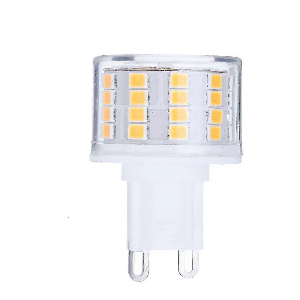 Ac220-240v g9 5w 2835 no flicker 52led ceramics corn light bulb for chandelier replace halogen lamp luolv