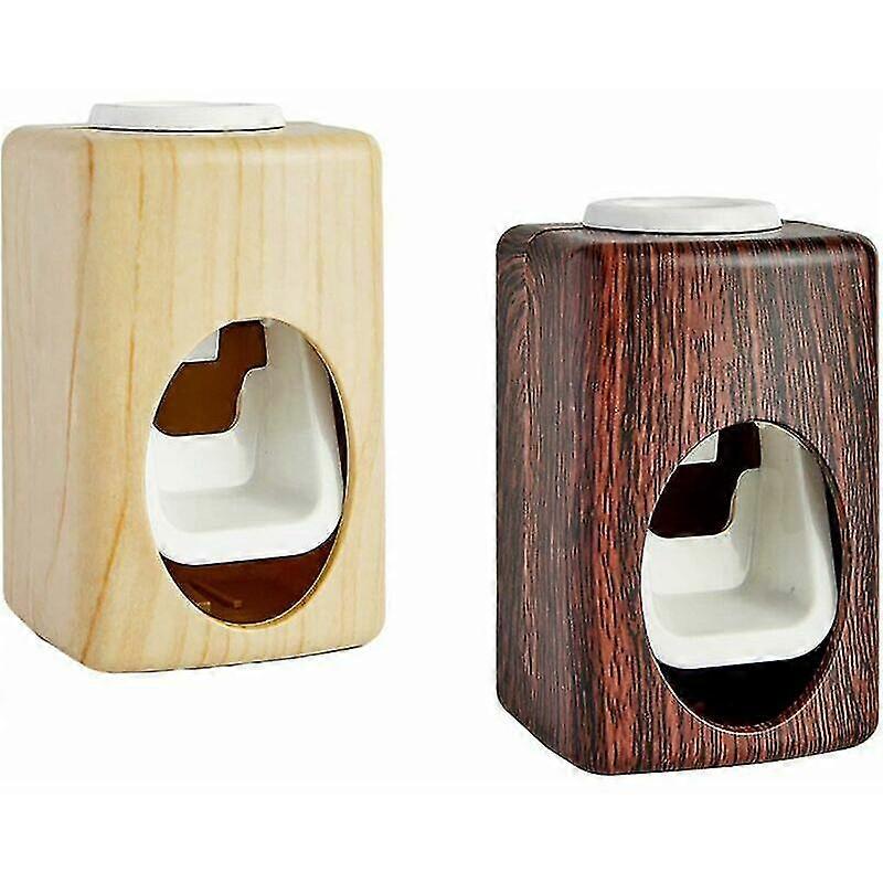 (2 Pieces)self-adhesive Toothpaste Dispenser Wall-mounted Toothpaste Squeezer Automatic Toothpaste Dispenser Self-adhesive Wall-mounted Automatic Toot