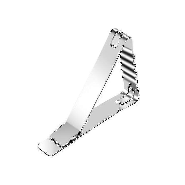 12pcs Pack Of Silver Table Cloth Clips With Adjustable Clamp High Quality Metal Parties Home Use