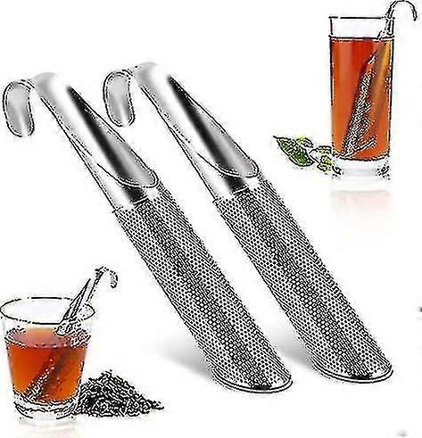 2 Pcs Tea Strainer, Tea Infuser For Loose Tea, Stainless Steel Tea Diffuser, Extra Fine Mesh Steeper--