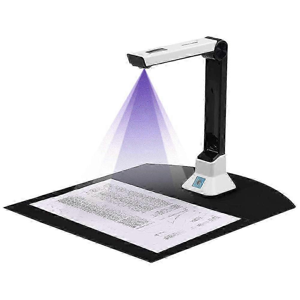 Document Camera compatible with Teachers, Portable USB Document Camera Scanner with Stand 8MP HD A4 