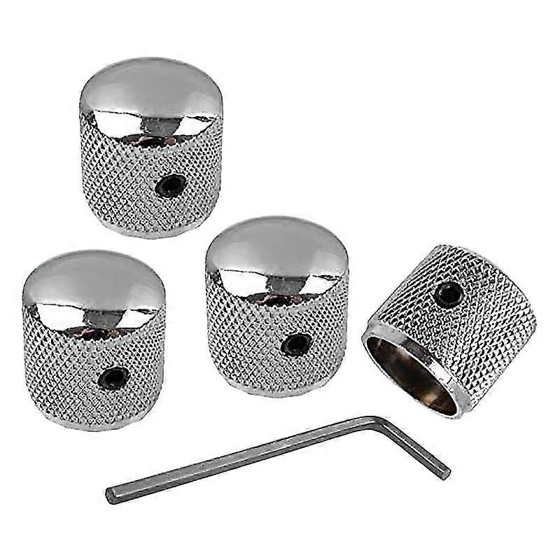 4Pcs κουμπιά ελέγχου ταχύτητας κιθάρας τόνου μετάλλων με βίδες για Strat LP Electric Guita