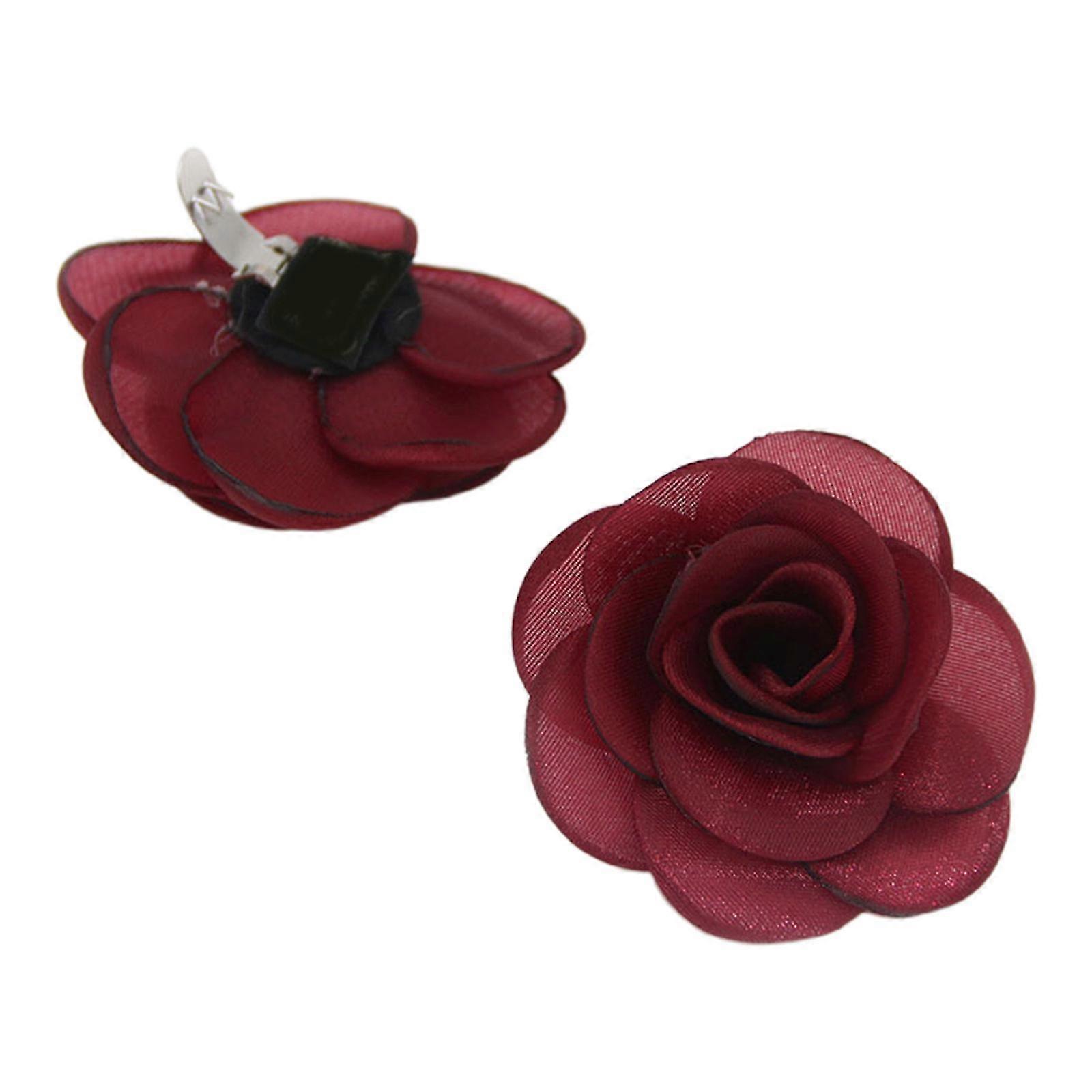 Rose Flower Chaussures Charmes Mode Chaussures Clips Fleurs Chaussures Boucles Détachables