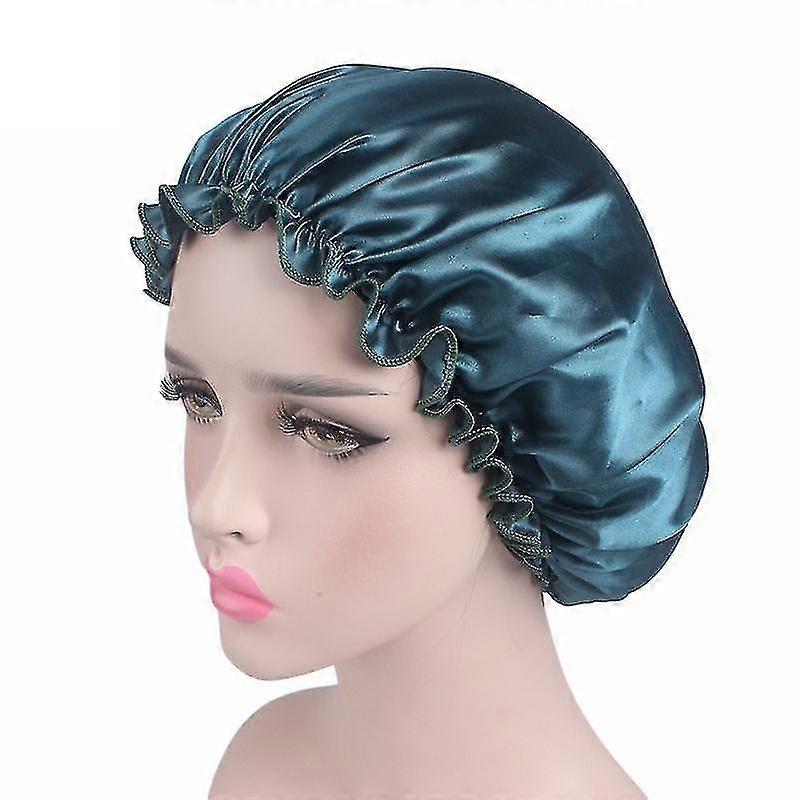 Womens Silk Night Sleep Cap Head Wrap